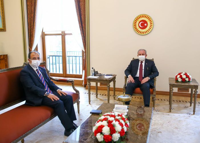 Speaker of Turkish Grand National Assembly meets newly appointed Turkish Ambassador to Azerbaijan