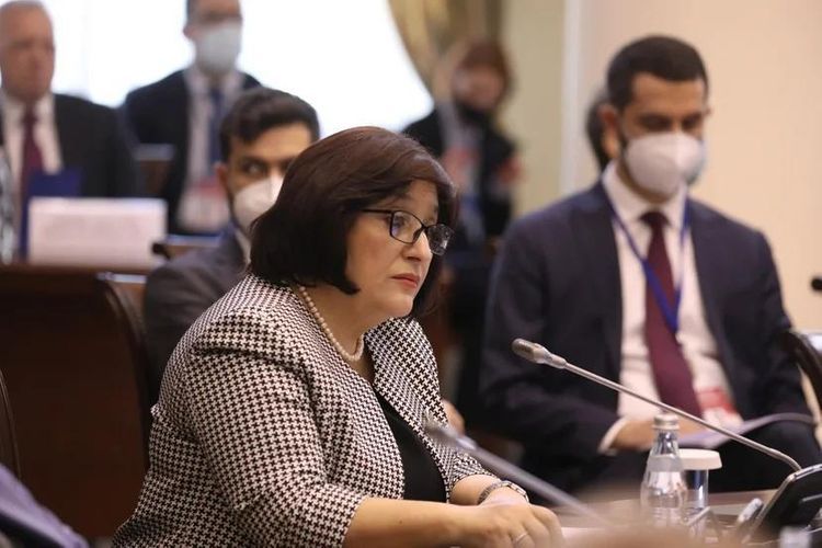 Chair of Milli Majlis Sahiba Gafarova Spoke at International Conference in St Petersburg