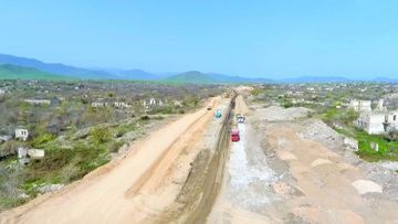 Construction of "Victory road" being continued rapidly - PHOTO