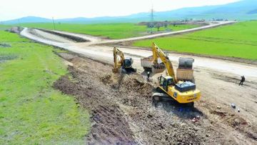 Construction of "Victory road" being continued rapidly - PHOTO
