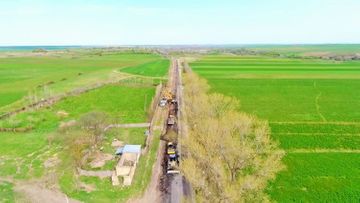 Construction of "Victory road" being continued rapidly - PHOTO