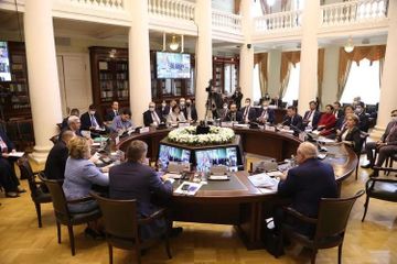 Chair of Milli Majlis Sahiba Gafarova Spoke at International Conference in St Petersburg
