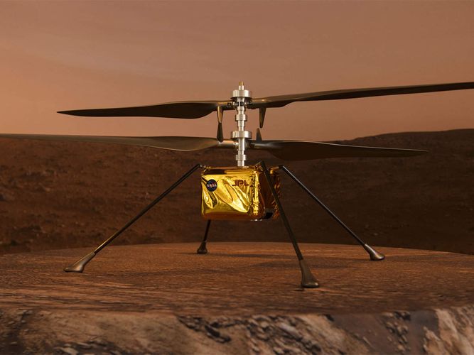Nasa successfully flies small helicopter on Mars - VIDEO - PHOTO