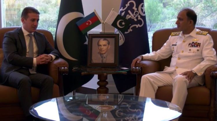 Azerbaijan envoy meets with Pakistan's Naval Chief 