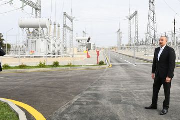 President Ilham Aliyev inaugurated newly renovated “Hovsan” and “Mashtagha” substations - UPDATED
