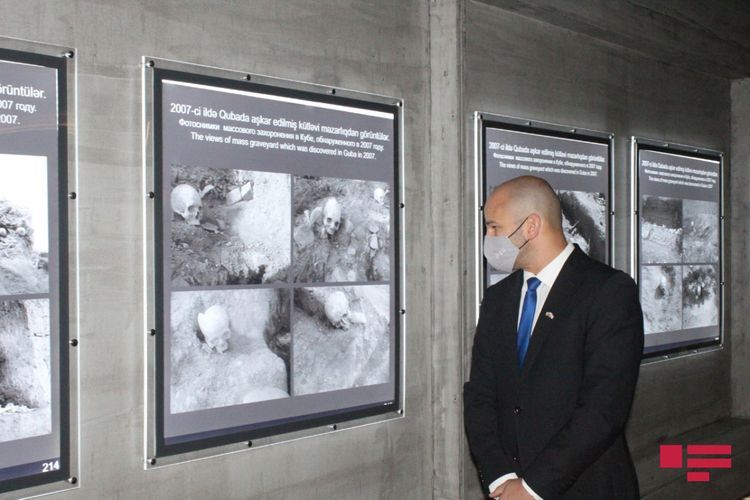 Deputy Ambassador of Israel visits Guba Genocide Memorial Complex - PHOTO