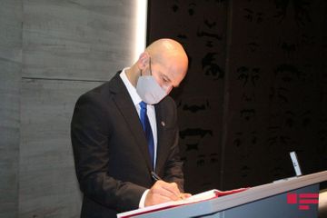 Deputy Ambassador of Israel visits Guba Genocide Memorial Complex - PHOTO