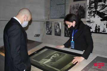 Deputy Ambassador of Israel visits Guba Genocide Memorial Complex - PHOTO