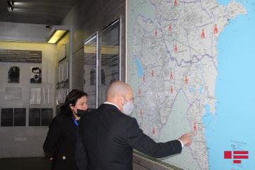 Deputy Ambassador of Israel visits Guba Genocide Memorial Complex - PHOTO