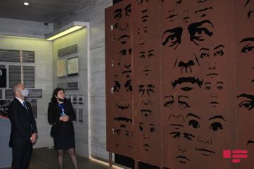 Deputy Ambassador of Israel visits Guba Genocide Memorial Complex - PHOTO