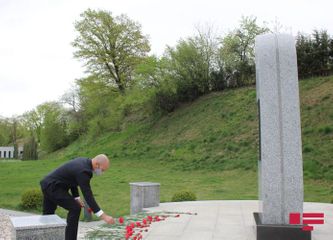 Deputy Ambassador of Israel visits Guba Genocide Memorial Complex - PHOTO