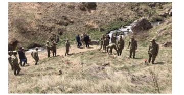 Remains of bodies of 12 persons, killed by Armenians during occupation of Kalbajar, detected