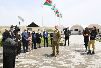 President Ilham Aliyev and first lady Mehriban Aliyeva visited Jabrayil and Zangilan districts - UPDATED-1