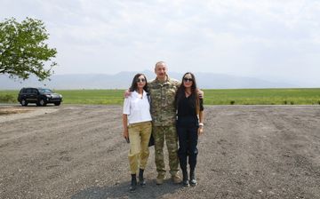 President Ilham Aliyev and first lady Mehriban Aliyeva visited Jabrayil and Zangilan districts - UPDATED-1