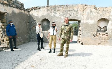 President Ilham Aliyev and first lady Mehriban Aliyeva visited Jabrayil and Zangilan districts - UPDATED-1