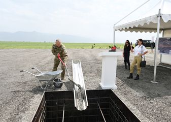 President Ilham Aliyev and first lady Mehriban Aliyeva visited Jabrayil and Zangilan districts - UPDATED-1
