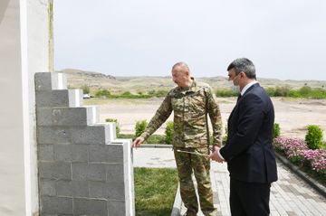 President Ilham Aliyev and first lady Mehriban Aliyeva visited Jabrayil and Zangilan districts - UPDATED-1