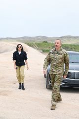President Ilham Aliyev and first lady Mehriban Aliyeva visited Jabrayil and Zangilan districts - UPDATED-1