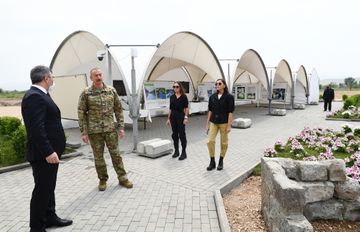 President Ilham Aliyev and first lady Mehriban Aliyeva visited Jabrayil and Zangilan districts - UPDATED-1