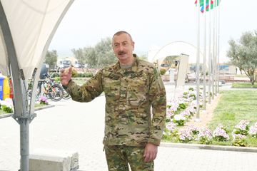 President Ilham Aliyev and first lady Mehriban Aliyeva visited Jabrayil and Zangilan districts - UPDATED-1