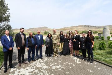 President Ilham Aliyev and first lady Mehriban Aliyeva visited Jabrayil and Zangilan districts - UPDATED-1