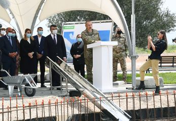 President Ilham Aliyev and first lady Mehriban Aliyeva visited Jabrayil and Zangilan districts - UPDATED-1