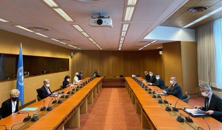 Turkish FM meets with UN Secretary-General