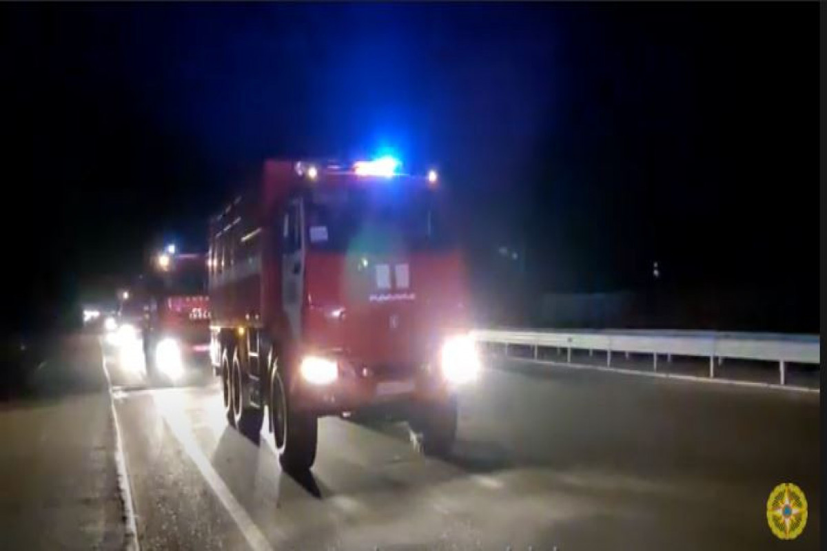Another group of Azerbaijan's MES on the way to Turkey via Georgia-VIDEO 