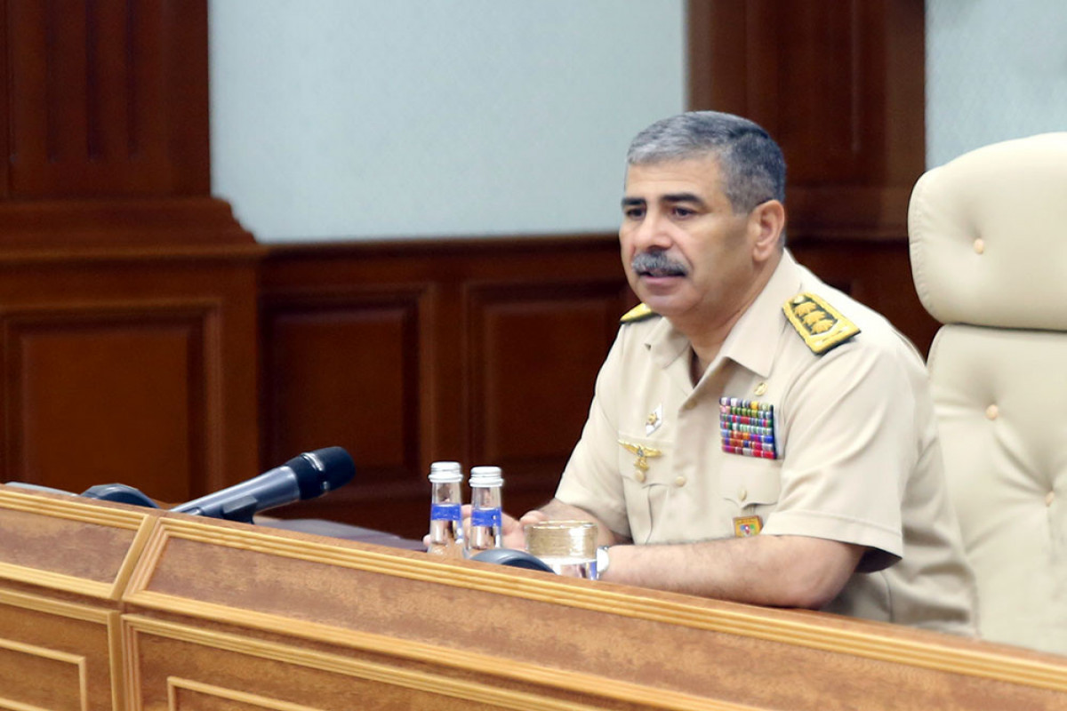 Minister of Defence Zakir Hasanov