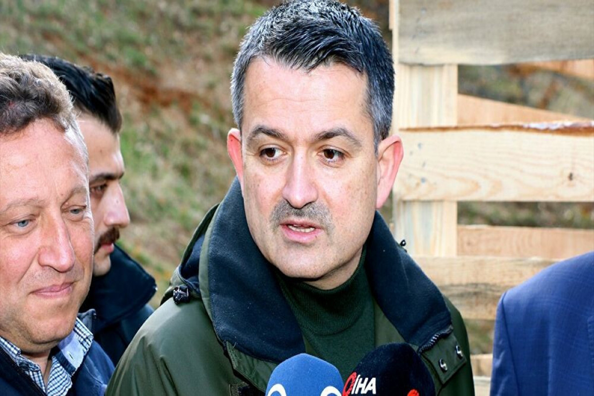 Turkish Minister of Forestry and Agriculture Bekir Pakdemirli,