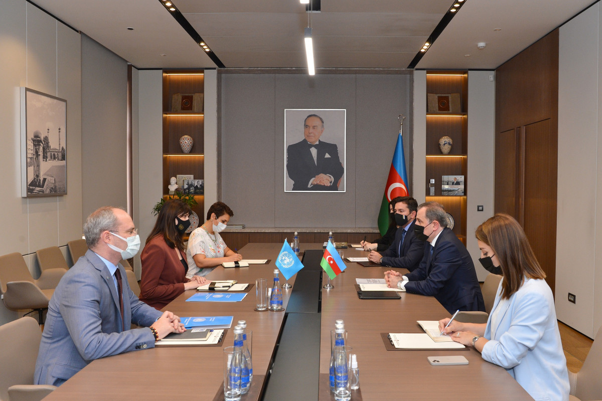 Azerbaijani FM Jeyhun Bayramov received  new Resident Coordinator United Nations in Azerbaijan