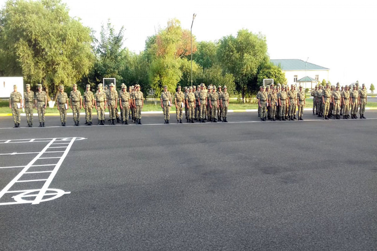 The summer training period in the troops