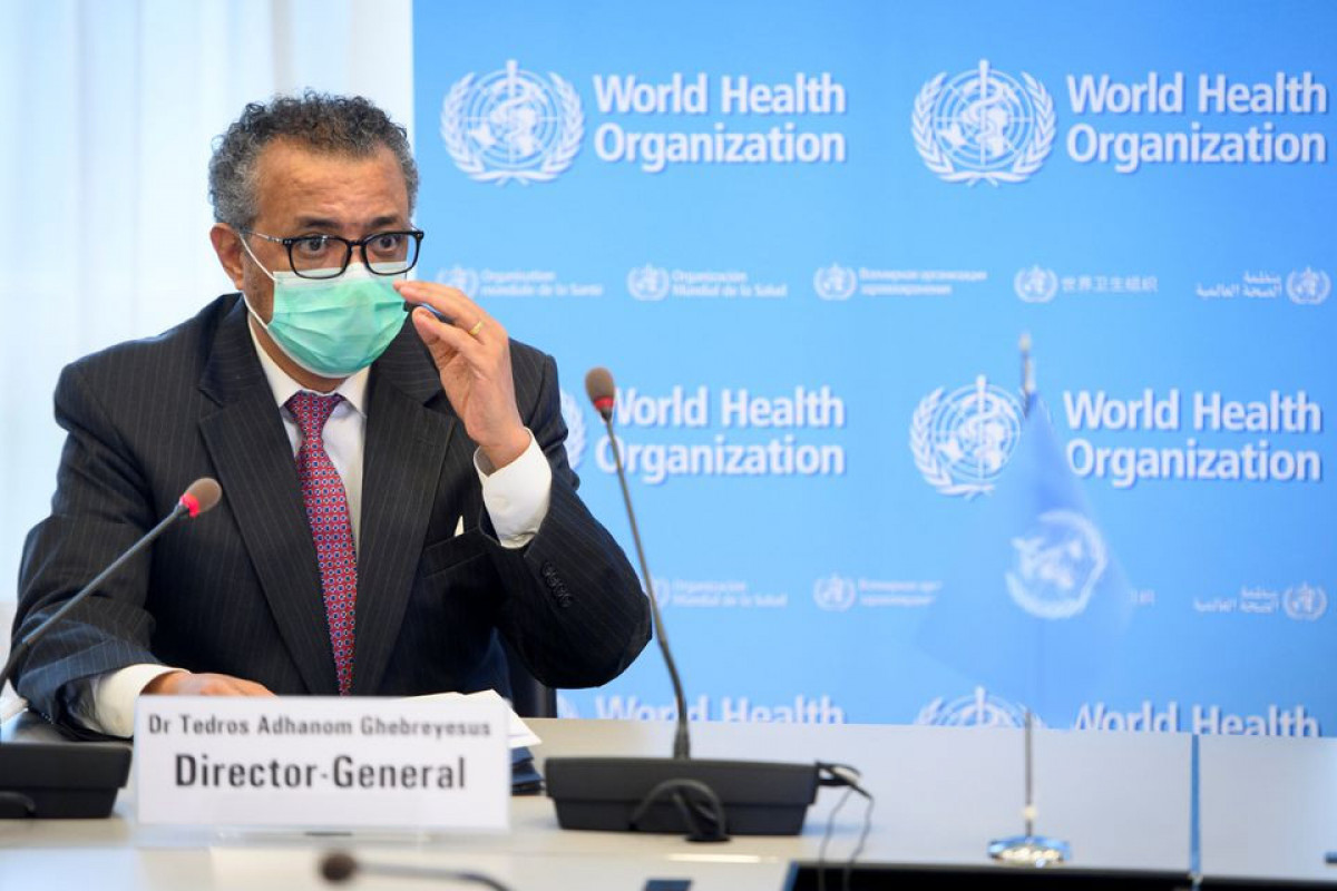 WHO head  Tedros Adhanom Ghebreyesus