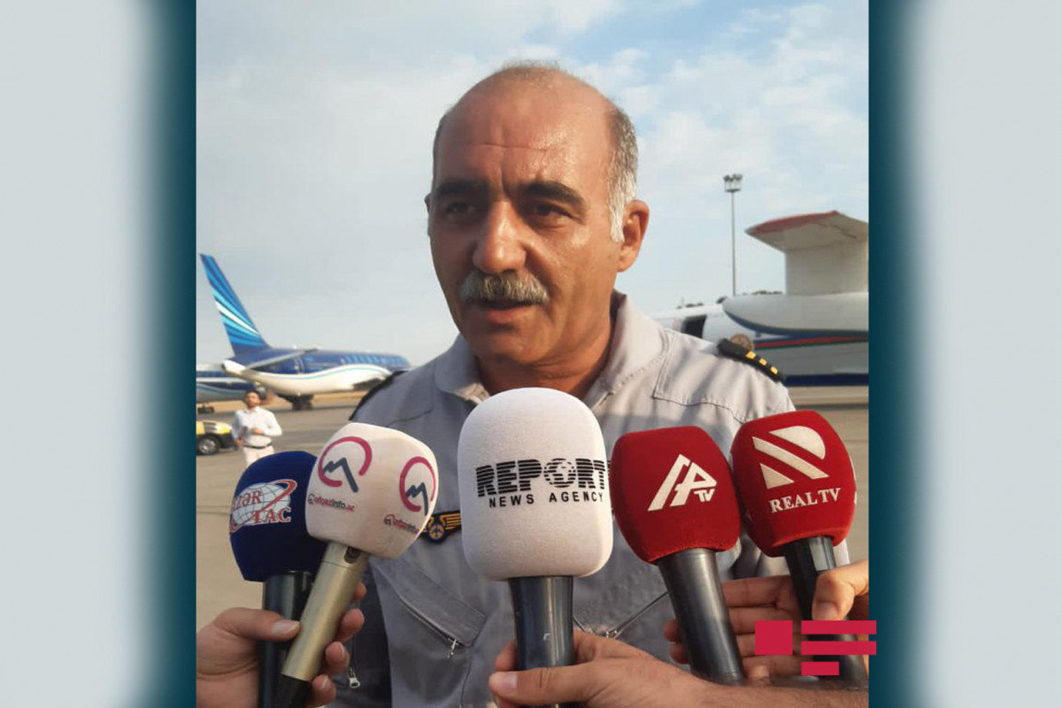 Javid Gahramanov, engineer of the BE-200CS amphibious aircraft