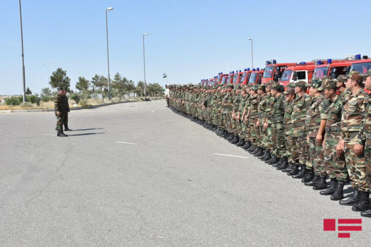 Next group of fire and rescue forces of Azerbaijan MES 