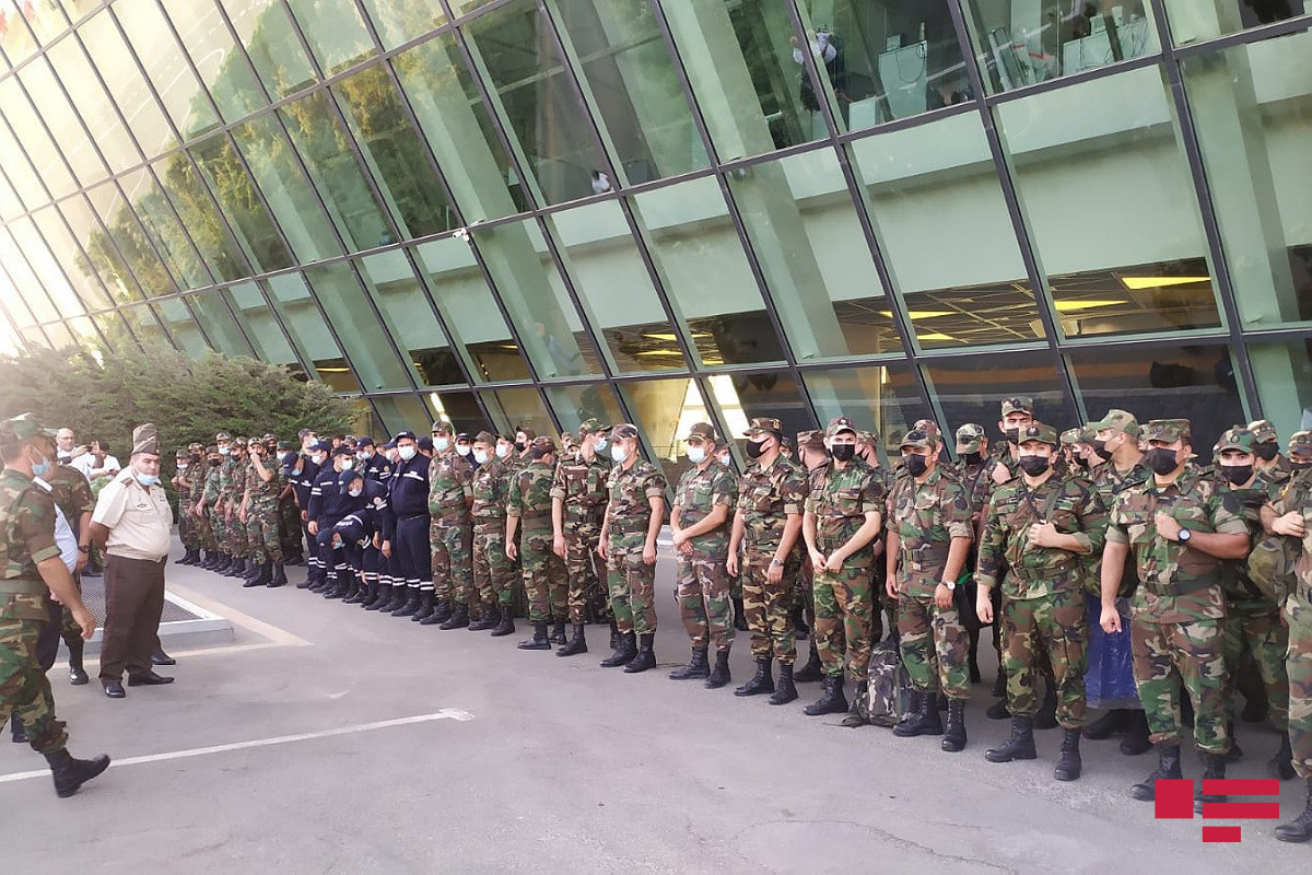 Next group of firefighters of Azerbaijani MES leaves for Turkey