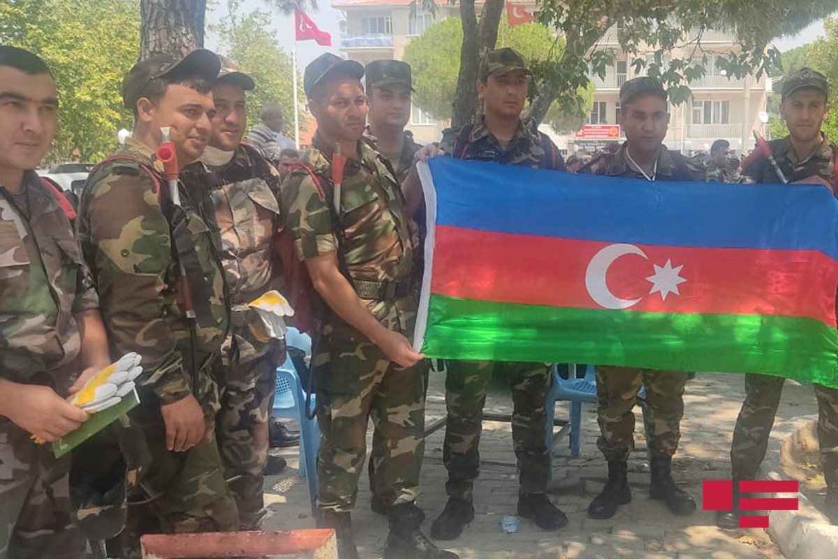 Forces of Azerbaijani MES involved in extinguishing the fire in one more place in Turkey