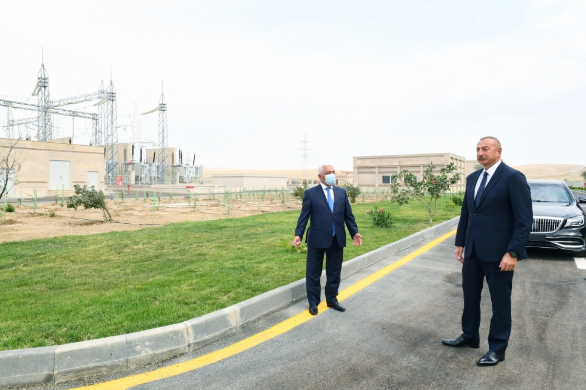 President Ilham Aliyev inaugurates Absheron substation