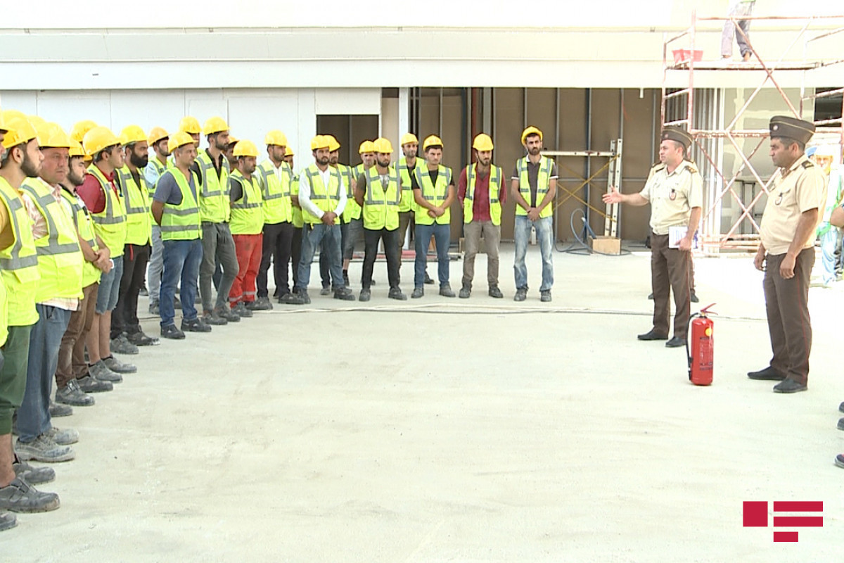 Events on fire safety held in Fuzuli International Airport and Aghali village of Zangilan 