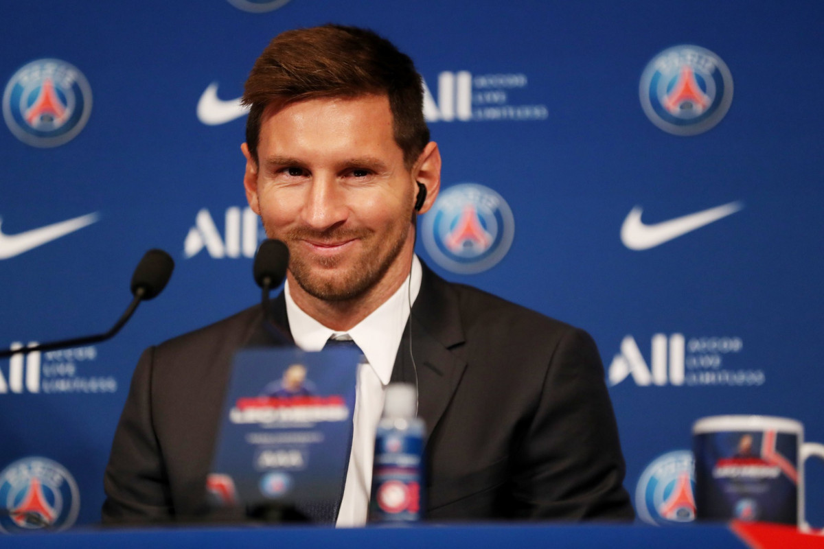 Very happy to play with Neymar, Mbappe, Messi says