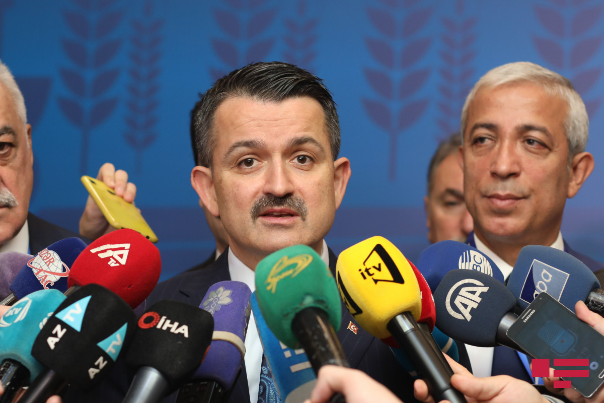  Turkish Minister of Forestry and Agriculture Bekir Pakdemirli