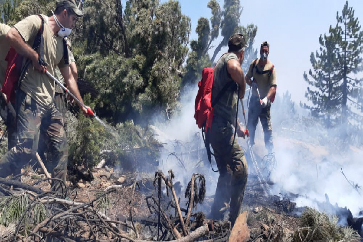 MES forces continue to combat forest fires in Turkey