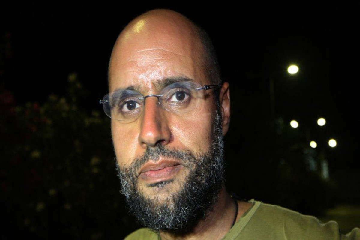 Saif al-Islam Gaddafi, the son of the late Libyan leader Muammar Gaddafi
