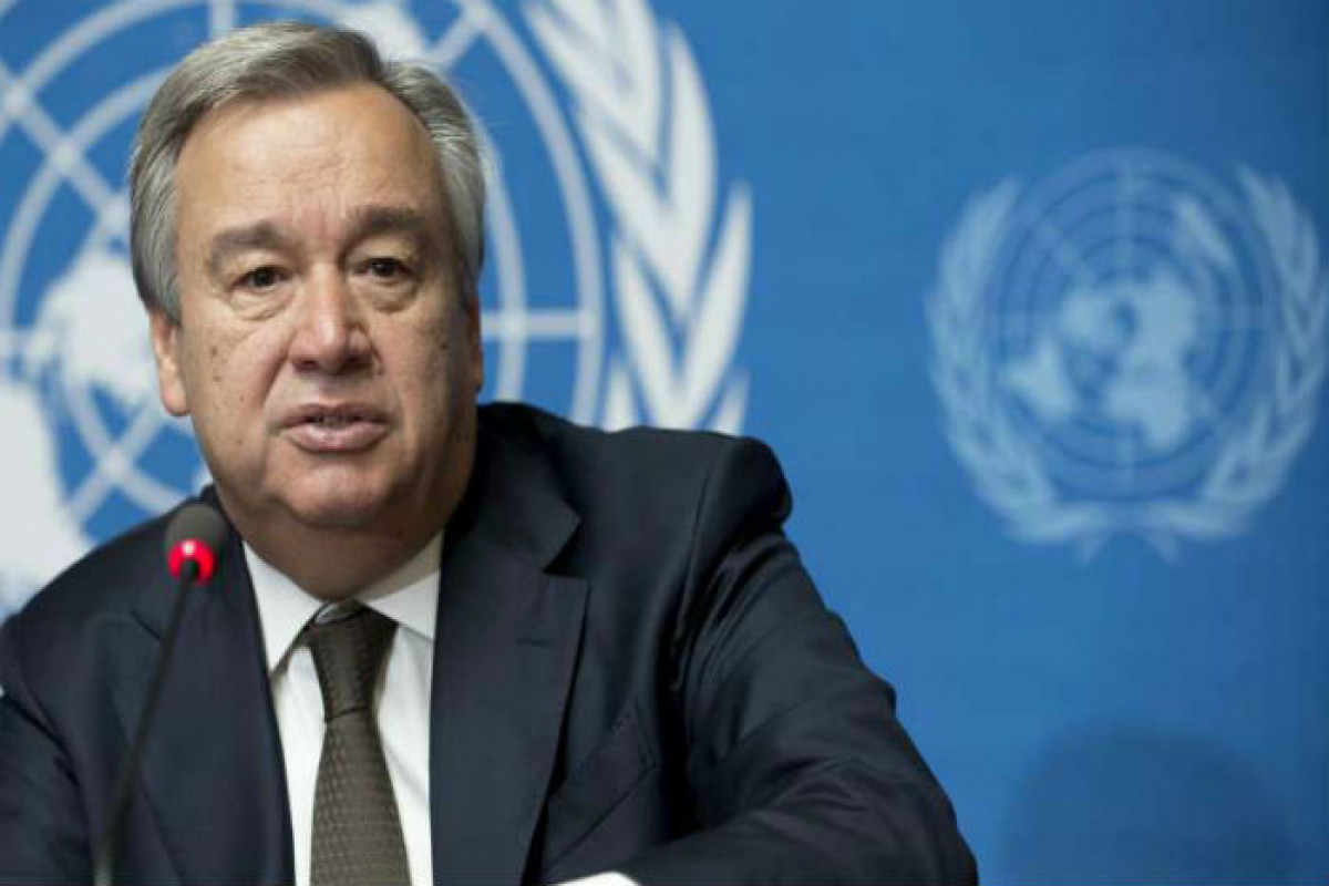 UN Secretary General Antonio Guterres