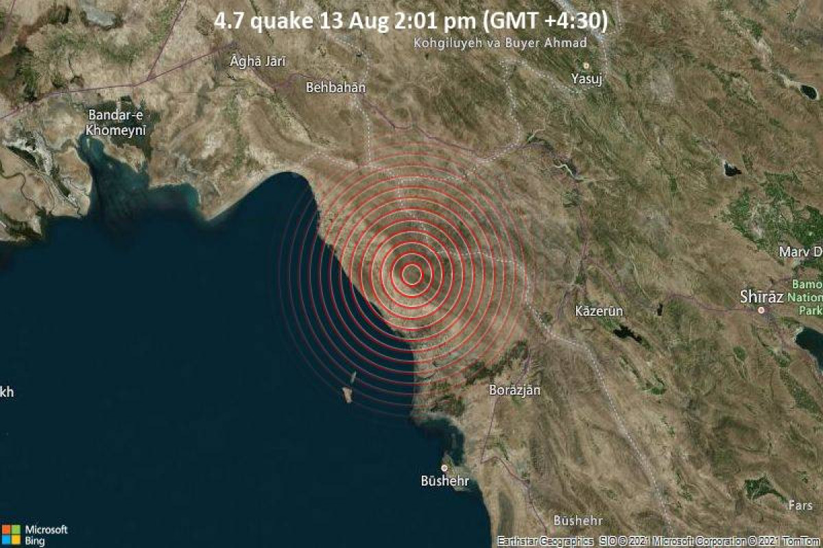 4.7 magnitude quake jolts Iran