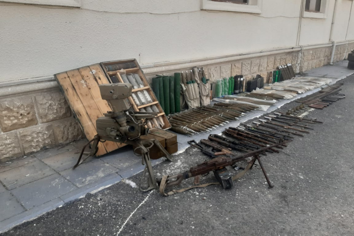 Weaponry detected in Shusha