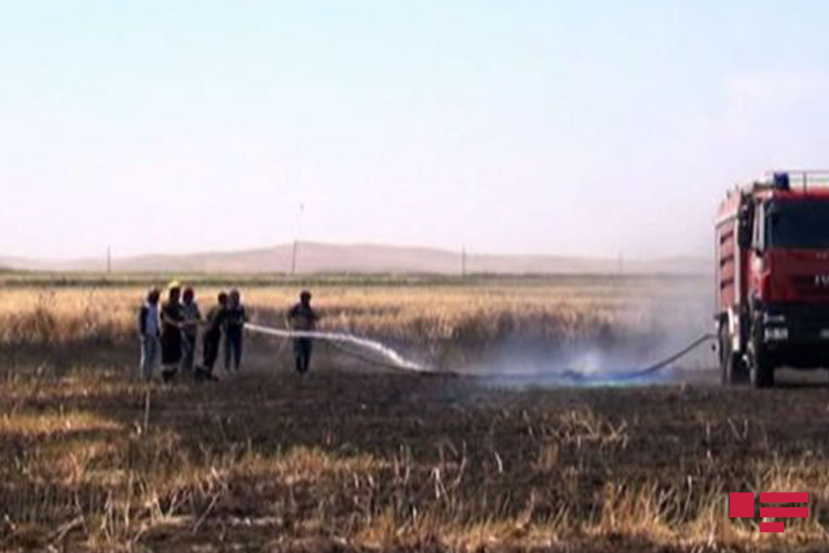 Fire occurred in Azerbaijan's Oguz
