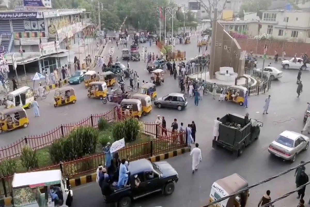 Taliban declares 'war is over' as president and diplomats flee Kabul