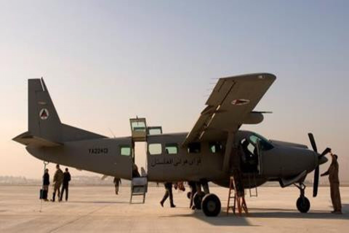 Uzbekistan's Military says Afghan Air Force plane crashed near border-PHOTO 