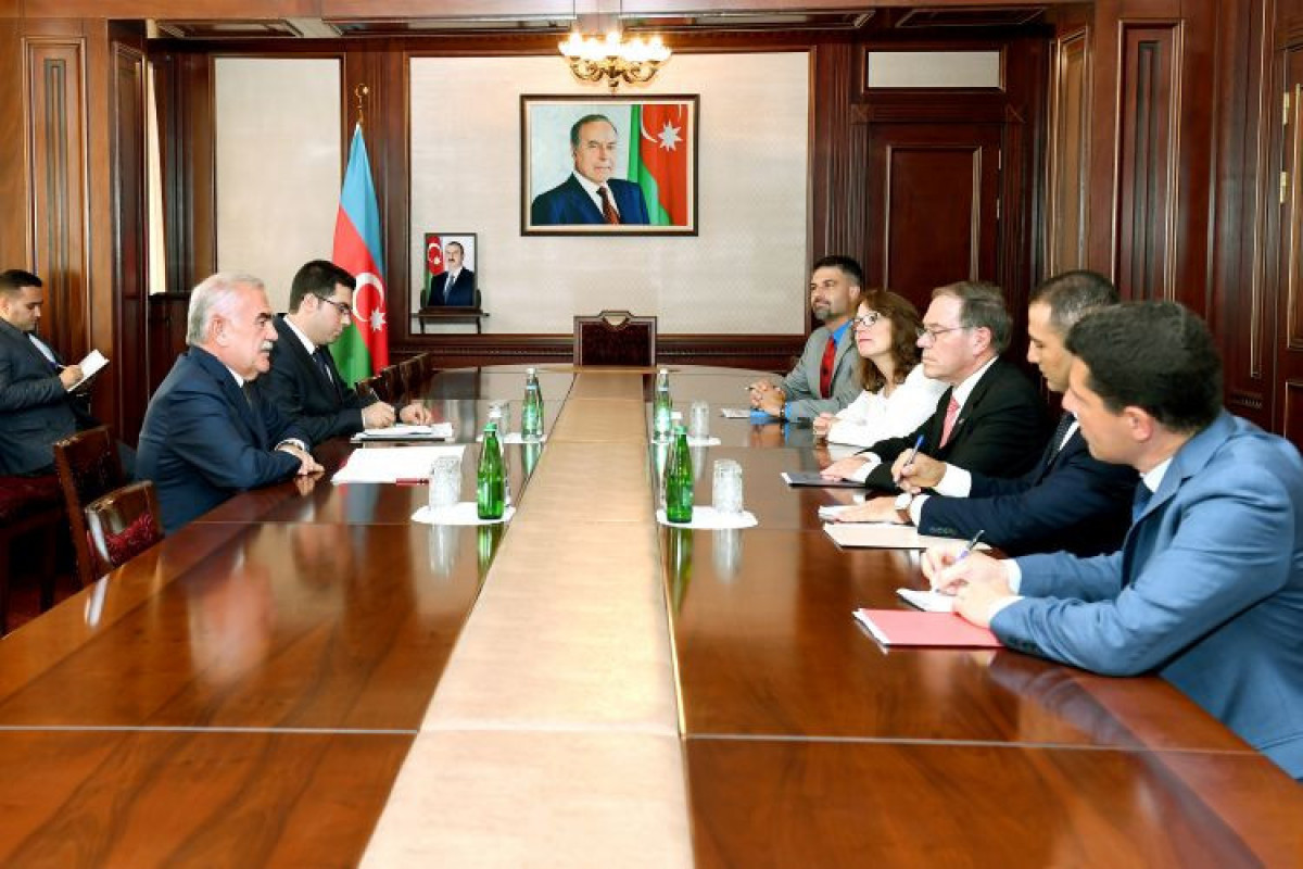 Meeting with US ambasador in the  Supreme Assembly of Nakhchivan Autonomous Republic